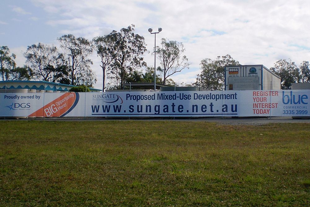 adprint and signage australia sungate printed banner mesh